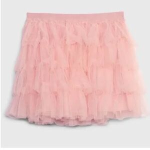 Pink Ruffled Kids Skirt